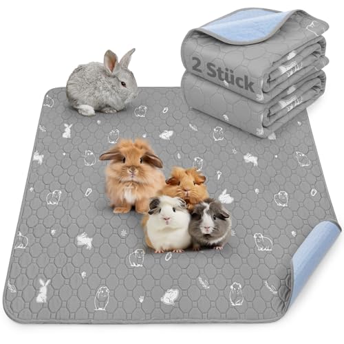 PICK FOR LIFE Wiederverwendbare PIPI Pads für Meerschweinchen, waschbar und super saugfähige Unterlagen, Kleintiermatten für Kaninchen, Hamster, Welpen von PICK FOR LIFE