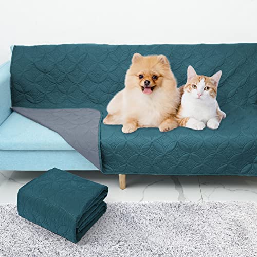 PICK FOR LIFE 97 * 190cm wasserresistent Hundedecke, Beidseitig verfügbar und weich Hundematte für große und kleine Hunde, Schutz für Bett, Sofa, Autorückbank von PICK FOR LIFE