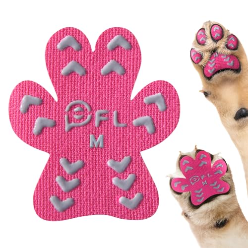 PICK FOR LIFE 48 Stück Pfotenschutz für Hunde, rutschfeste Selbstklebende Hundeschuhe für ältere Hunde, ideal zum Schutz gegen heißen Asphalt & verletzte Pfoten von PICK FOR LIFE