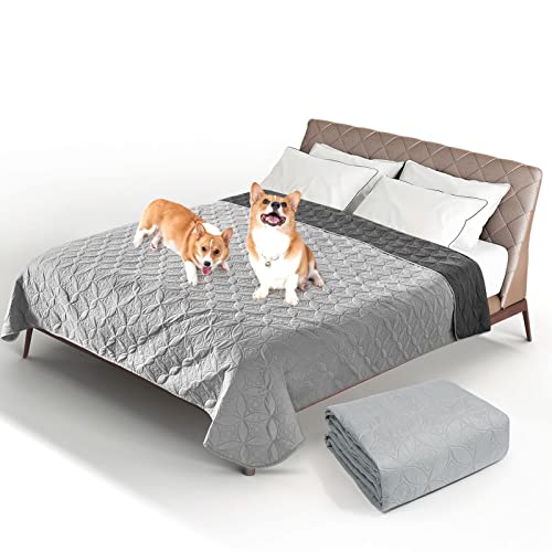 PICK FOR LIFE Wasserresistente Hundedecke, waschbare Decke für große und kleine Hunde, Schutz für Bett, Sofa, Auto – beidseitig verwendbar von PICK FOR LIFE