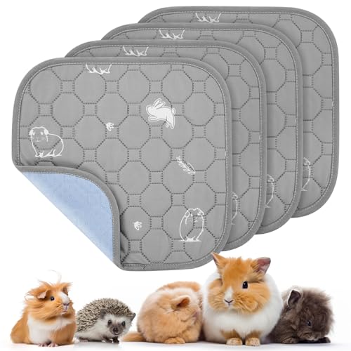 PICK FOR LIFE Wiederverwendbare PIPI-Pads für Meerschweinchen, waschbar und super saugfähige Unterlagen, Kleintiermatten für Kaninchen, Hamster, Welpen von PICK FOR LIFE