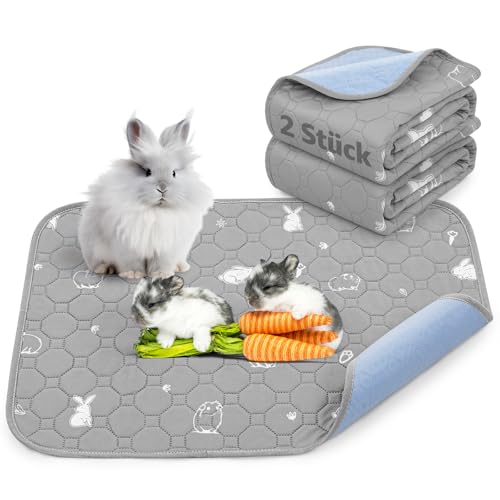 PICK FOR LIFE Wiederverwendbare PIPI Pads für Meerschweinchen, waschbar und super saugfähige Unterlagen, Kleintiermatten für Kaninchen, Hamster, Welpen von PICK FOR LIFE