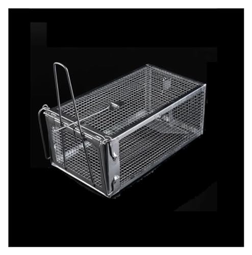 Automatische Mausefalle für den Haushalt Maus Käfig Metall Mäuse Nagetier Ratten Catcher Automatische Ratte Haustier Werkzeuge Haushalts Gadget (Color : As shown-01) von PIGENE