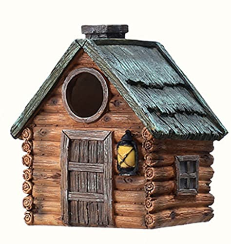 PIGWO Vogelhäuser für Draußen Garten Dekoration Holz Futterspender Outdoor Nest Cottage Papageien Hängende Vogelhaus Dekorative von PIGWO