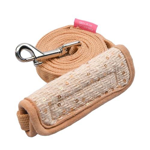 Milena Leash Hundeleine Beige M von PINKAHOLIC