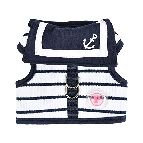 Pinkaholic NAUA-HJ7601-NY-S Cordelia Pinka Harness Hundegeschirr, S, Navy von PINKAHOLIC