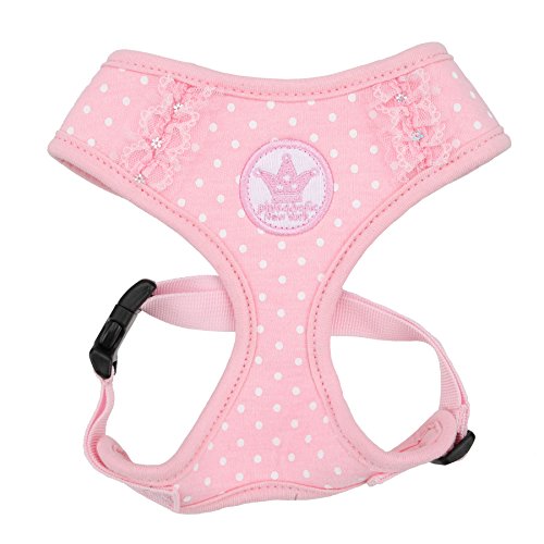 Pinkaholic New York NAQA-AC7207 Hunde Geschirr, Princesse Harness, Small, pink von Pinkaholic New York