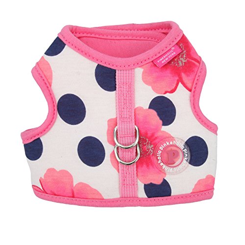 Pinkaholic New York NAQA-AH7218 Hunde Weste, Peonies Harness, Small, pink von Pinkaholic New York