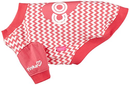 Pinkaholic New York NAQA-TS7202 Hunde T-Shirt, Ziggy, Medium, Rot von Pinkaholic New York