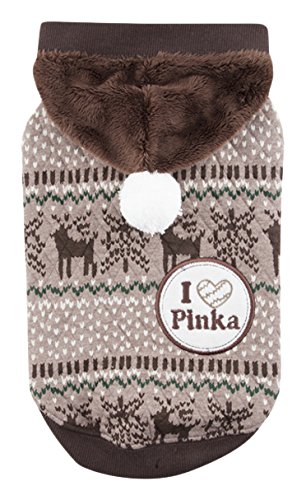 Pinkaholic New York NAQD-TS7268 Winter Park Sweater, M, braun von PINKAHOLIC