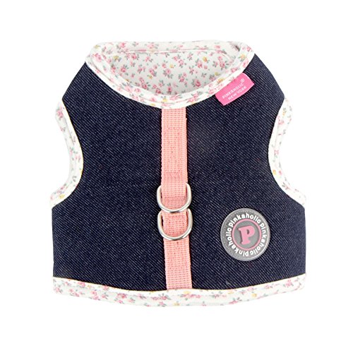 Pinkaholic New York NARA-HJ7323 Hunde Bekleidung Vafara Pinka Harness, M, eierschalenfarben von Pinkaholic New York