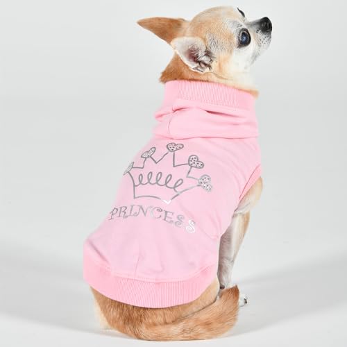 Sabrina Hunde-Top-T-Shirt Pink L von PINKAHOLIC