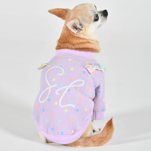 Sound of Love Hunde-Top-T-Shirt Violet L von PINKAHOLIC