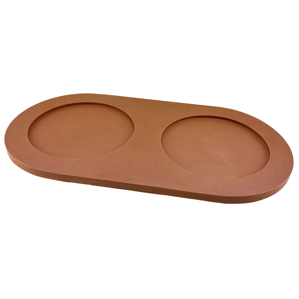 pino Napfunterlage Serving Tray Sand foxy terra solid, Gr. L, Maße: ca. 48,5 x 22,5 cm von PINO