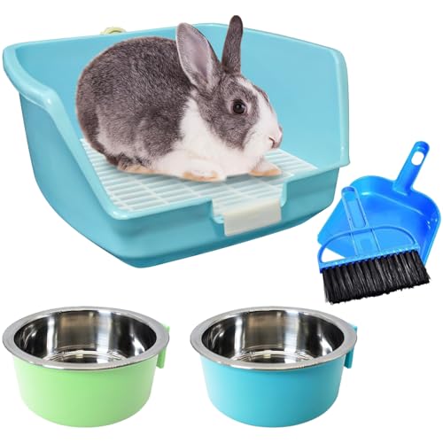 PINVNBY Kaninchentoilette für Käfig Bunny Eckstreu Bettkasten von PINVNBY