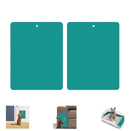 PINVNBY Katzenkratz-Pad, Katzennagelfeile 2 Stück (38 x 11 cm/2 Stück, grün) von PINVNBY