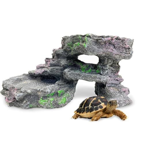 PINVNBY Schildkröten-Dock für Aquarium, Reptilien, Sonnenplattform für Schildkröten, Frösche, Molche von PINVNBY