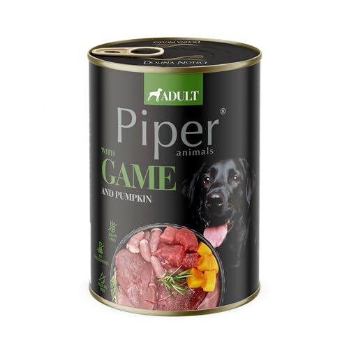 PIPER Hunde-Nass mit Wild- und Kürbis 400g von PIPER