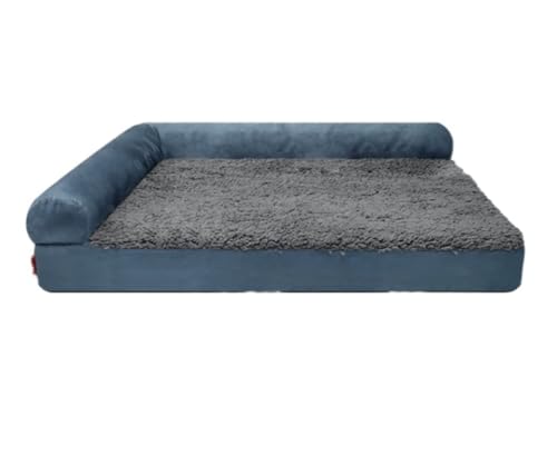 Hundebett Katzenhöhlenbett Großes Hundebett, waschbare Hundebetten, rechteckiges Hundebett mit rutschfester Unterseite, abnehmbarer Bezug, wasserdichtes Futter Haustier-Katzenhaus ( Color : A , Size : von PIPONS