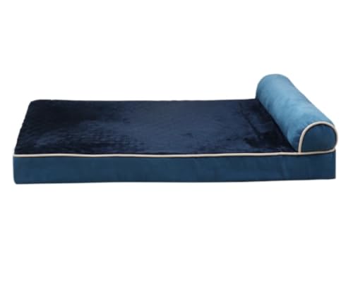 Hundebett Katzenhöhlenbett Orthopädisches Hundebett, Dickes Memory-Schaum-Haustierbett Mit Kissen, Strapazierfähiges, Weiches Flanellgewebe Mit Wasserdichtem Innenfutter Haustier-Katzenhaus ( Color : von PIPONS