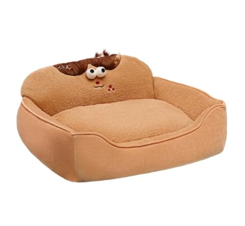 PIPONS Hundebett Katzenhöhlenbett Orthopädisches Haustierbett für große und mittelgroße kleine Hunde, abnehmbarer und waschbarer Bezug Haustier-Katzenhaus (Color : A, Size : 55 * 45 * 24cm) von PIPONS