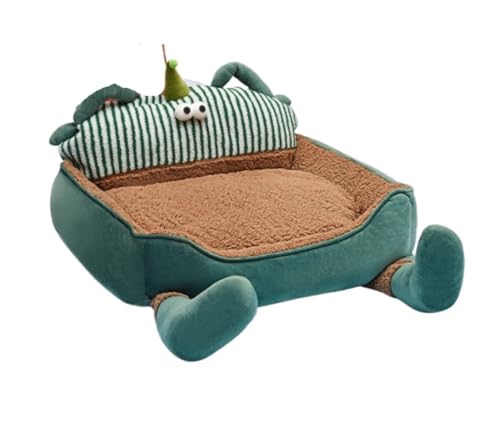 PIPONS Hundebett Katzenhöhlenbett Orthopädisches Haustierbett für große und mittelgroße kleine Hunde, abnehmbarer und waschbarer Bezug Haustier-Katzenhaus (Color : B, Size : 70 * 60 * 30cm) von PIPONS