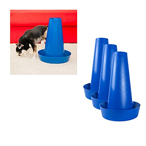 PIPPI Kegel für Hunde WC Hunde Töpfchen Hunde Toilette Hunde Katzentoilette Hunde Traversen Hunde Matten Hunde Säule Hunde Urinal Hunde Wasserbecken Hunde Männliche Zubehör Neue Generation 3er Pack von PIPPI