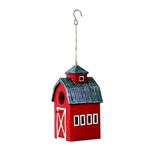 Traditional Birdhouse - Hanging Birdhouse, resin Bird House for Outside von PISOM