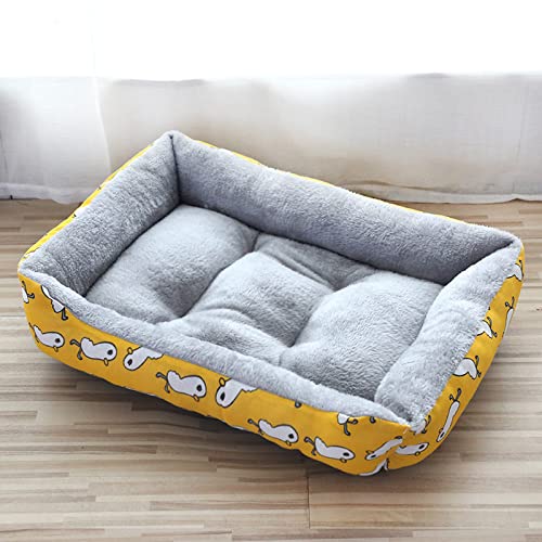 Beruhigendes Hundebett Katzenbett Donut,Flauschiges Haustierwelpenbett, waschbares, rutschfestes Plüsch, Schlafkatzenpolster, Hundeausruhkissen, warmes Haustier-Sofa-Bett, Hundematte Pad von PIURUF