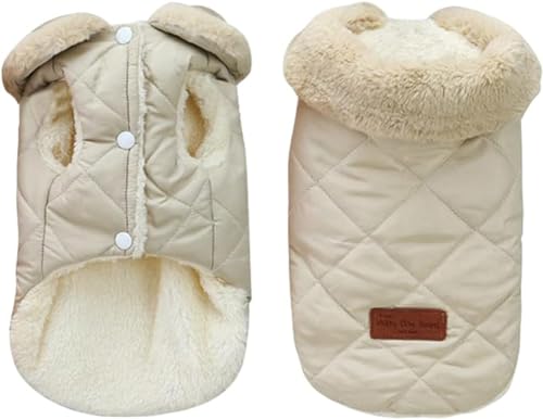 Hunde-Winterweste, wasserdicht, winddicht, warme Jacke, Fleece, für kleine, mittelgroße und große Hunde von PIURUF