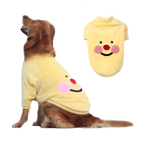 Plüsch-Hunde- und Katzen-Wintermantel, warmer Fleece-Mantel für Welpen, Cosplay-Kostüm, lustig, für kleine, mittelgroße und große Hunde von PIURUF