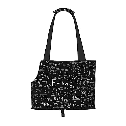 Blackboard Wallpaper Print Pet Carrier,Hund Katze Reisetasche,Tragbare Tasche Träger für kleine bis mittelgroße Katzen und kleine Hunde von PIXOLE