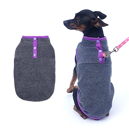 PIXRIY Haustier-Hundebekleidung, Hundeanzug, Hundekleider für Welpen, kleine Hunde, Katzen, Hundepullover (XL, Grau) von PIXRIY