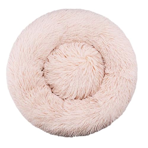 PJDDP Fluffy Hundecouchbett, Hundekissen, Waschbar Dog Bed, Superweich Katzenbett Mit Rutschfester Unterseite Für Kleine Mittelgroße Und Große Hunde,Apricot,110cm von PJDDP