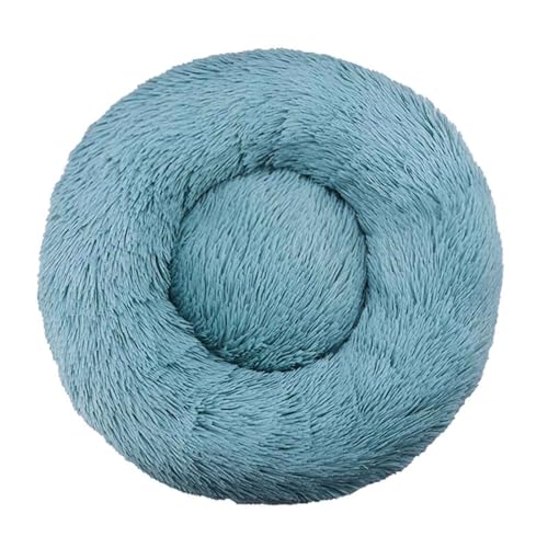 PJDDP Fluffy Hundecouchbett, Hundekissen, Waschbar Dog Bed, Superweich Katzenbett Mit Rutschfester Unterseite Für Kleine Mittelgroße Und Große Hunde,Emerald Green,60cm von PJDDP