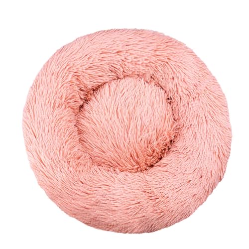 PJDDP Fluffy Hundecouchbett, Hundekissen, Waschbar Dog Bed, Superweich Katzenbett Mit Rutschfester Unterseite Für Kleine Mittelgroße Und Große Hunde,Leather pink,100cm von PJDDP