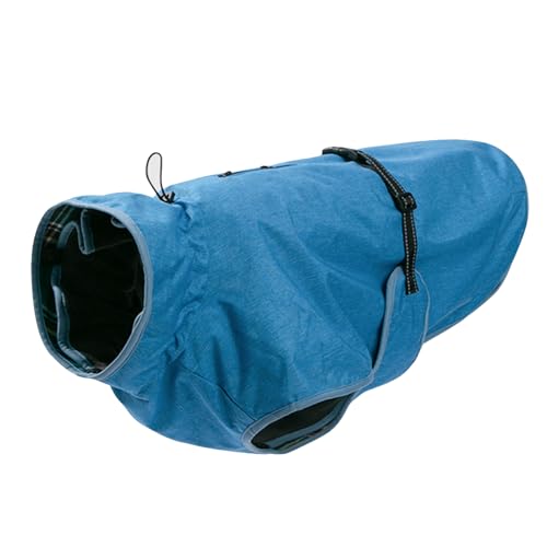 PJDDP Hohe Kragen Hund Jacke, verstellbare Schnalle Hundemäntel für Winter wasserdicht Hundemantel Geschirr gebaut in D-Ring Easy Wear Hund Weste Winddicht Hund Schnee Jacke,XL von PJDDP