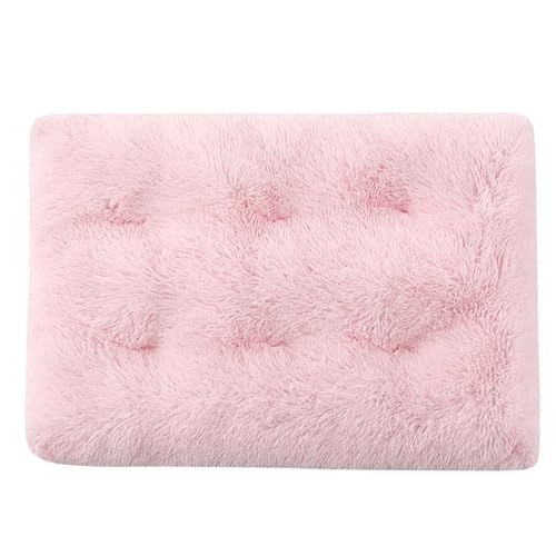 PJDDP Hundebett Hunde, Waschbar Flauschig Hundekorb, Weiches Plüsch-Hundebett, rutschfeste Hundekörbchen Für Kleine Mittelgroße Und Große Hunde Und Katzen,Rosa,XS von PJDDP