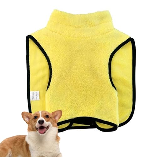 PJDDP Hundehandtuch,Handtuch Für Hund Mittelgroß,Bademantel Hund Extra Saugfähig Und Schnell Trocknendes, Hundebademantel Für Mittel Kleine Hunde,XL von PJDDP