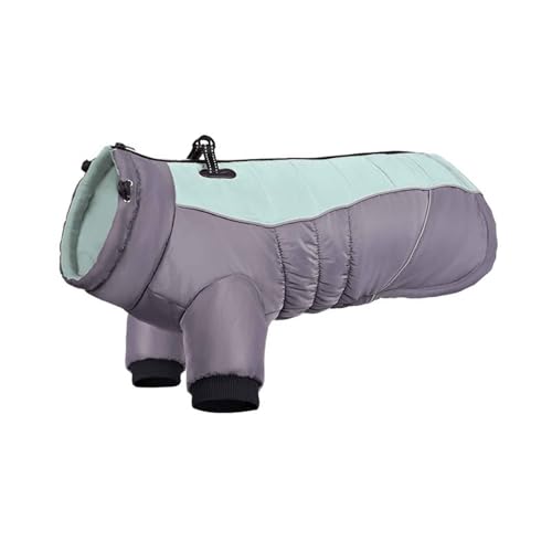 PJDDP Hundejacke Hundemantel, Reflektierend Hundejacke, Winddichte Wasserdicht Hundeweste, Mit D-Ring, Für Mittlere Große Hunde,Blue with Front Legs,XS von PJDDP