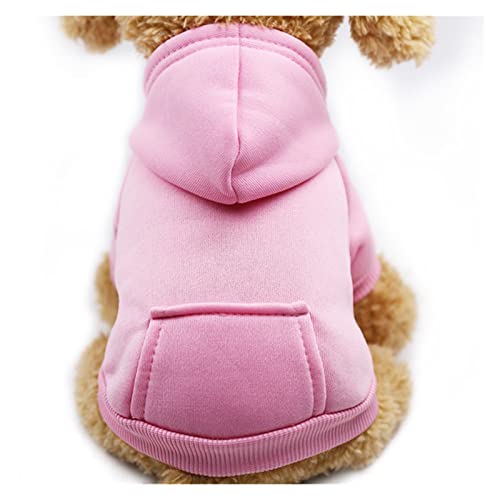 Hundebekleidung für kleine Hunde, warm, Farbe: Rosa, Größe L von PJRYC