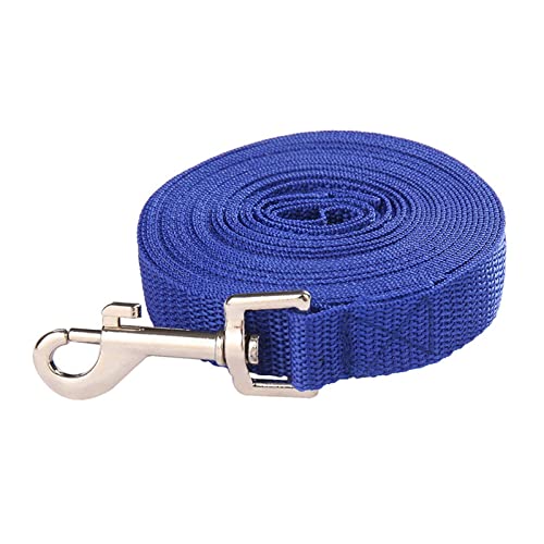 Trainingsseil für Hunde und Katzen, 20 m x 2 cm, Blau von PJRYC