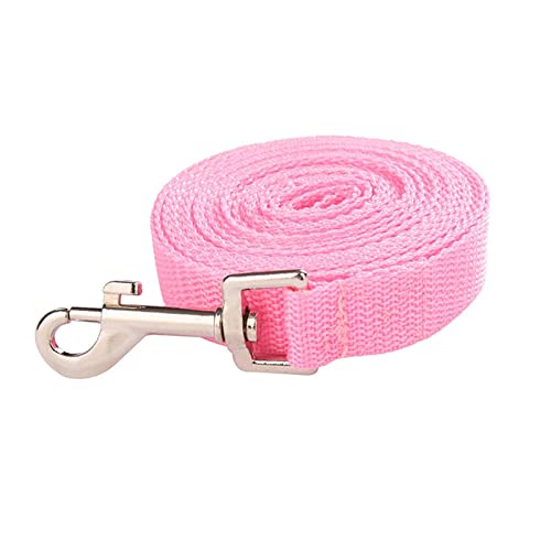 Trainingsseil für Hunde und Katzen, Größe M, Pink, 1,5 m x 2 cm von PJRYC