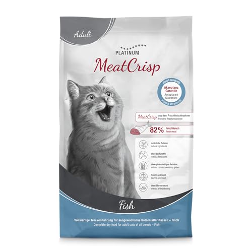 Meat Crisp Fish Katzen Trockenfutter 82% Fleisch Taurin getreidefrei von PLATINUM