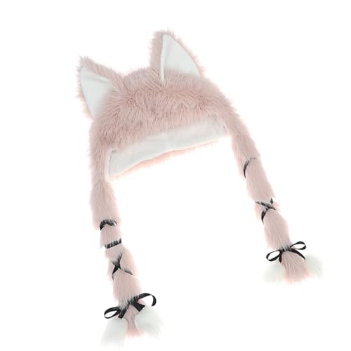 Cartoon Plüsch Earflap Für Winter Warme Katzen Ohr 2000er Jahre Mädchen Pullover Erwachsene Dicke Fleece Trapper Für Outdoor von PLCPDM