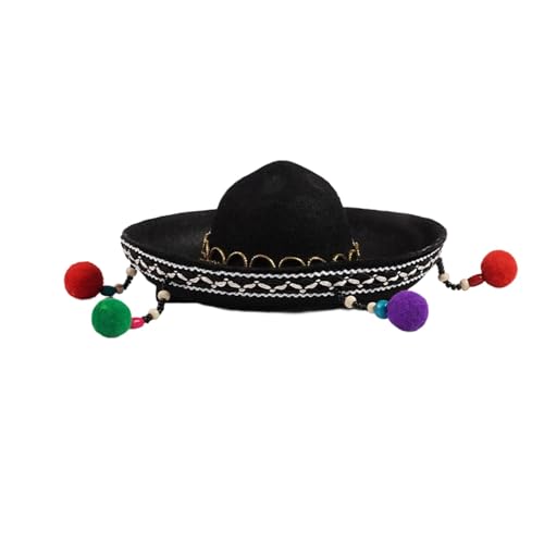 Geburtstag Haustierhut Hund Katzen Kopfbedeckung Bunte Kostüm Sombrero Besetzt Pompoms Hund Weihnachtsoutfit Geburtstag Haustierhut Hund Katzen Kopfbedeckung Bunte Kostüm Sombrero Besetzt Pompoms Hund Weihnachtsoutfit von PLCPDM