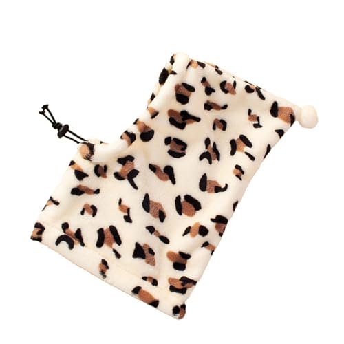 PLCPDM Hund Halloween Kostüm Hut Leopard Print Pullover Kappe Für Katze Hunde Schöne Ohrenschützer Kopfbedeckung Hut Für Winter Haustier Foto Hut Haustier Hut von PLCPDM