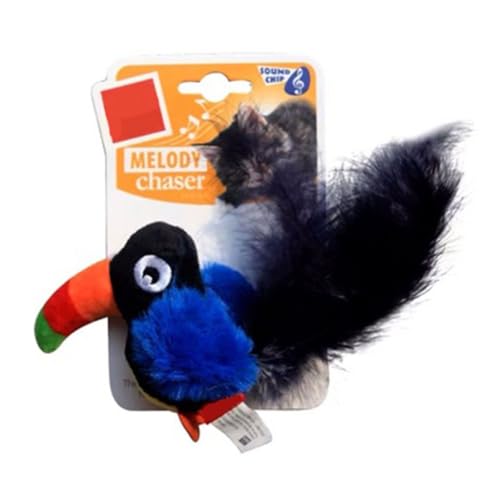 PLCPDM Durability Plush Cats Toy Rechargeable Cats Toy Squeaky Bird Toy Pet Cats for Cats for Cats Interactive Melodien von PLCPDM