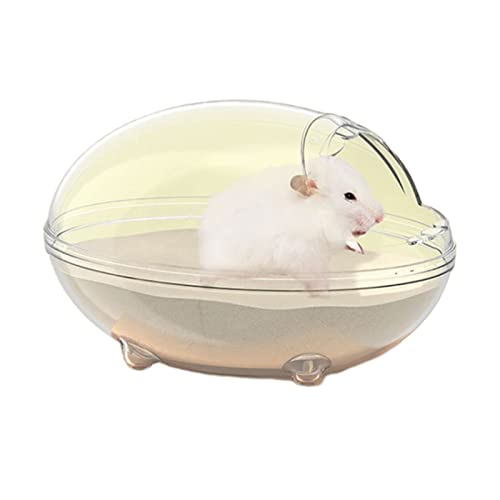 PLCPDM Hamster-Badezimmer-Käfig-Spielzeug-Zubehör, transparente Badebox, entspanntes Habitat-Haus für Kleintiere, Eichhörnchen PLCPDM Hamster-Badezimmer-Käfig-Spielzeug-Zubehör, transparente Badebox, entspanntes Habitat-Haus für Kleintiere, Eichhörnchen von PLCPDM
