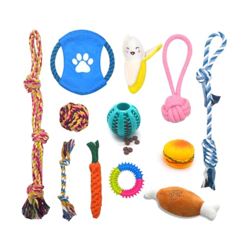 PLCPDM Puppy Molar Toy for Puppy Tossing Toy for Indoor Dogs Aggressive Chewer Grinding Resistant von PLCPDM